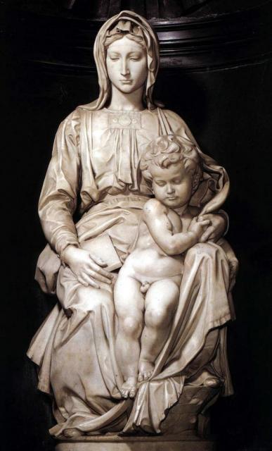 Michelangelo Buonarotti: Madonna Brugge 1501-05